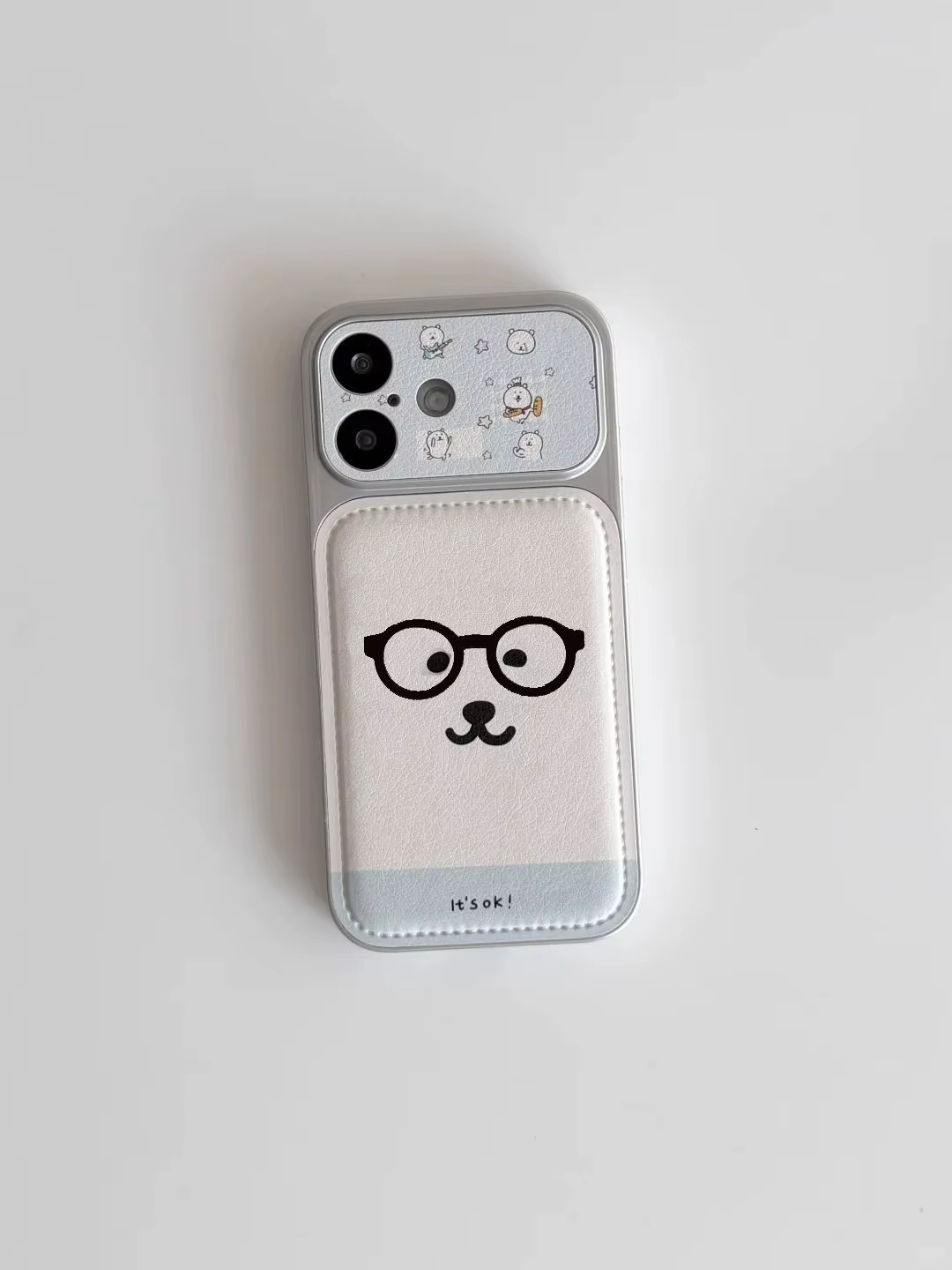 Kawaii Chiikawa Joke Bear Full-coverage Phone Case for IPhone 17/16/15/14/13 Series. Cartoon Anime Emoji Phone Case Holiday Gift