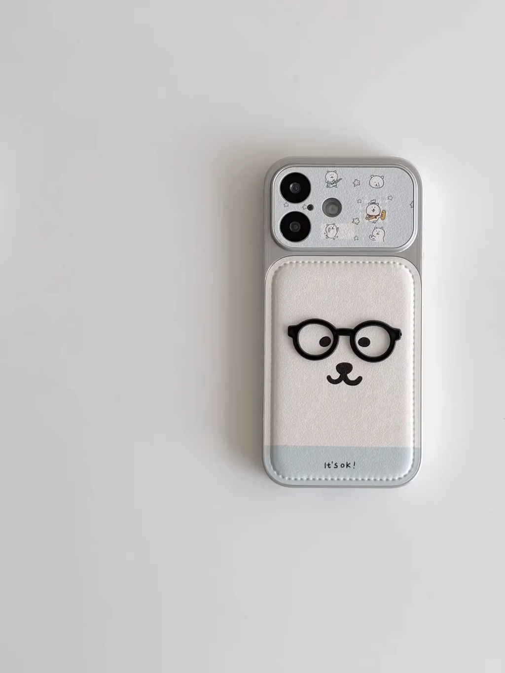 Kawaii Chiikawa Joke Bear Full-coverage Phone Case for IPhone 17/16/15/14/13 Series. Cartoon Anime Emoji Phone Case Holiday Gift