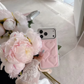 Cute 3D Embossed Love Heart Leather Phone Case For iPhone 14 15 16 17 18 Pro Max Cartoon Love Heart Protective Phone Cover